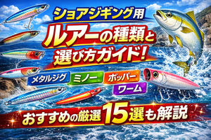 ショアジギング用ルアーの種類と選び方ガイド!おすすめの商品15選も解説
