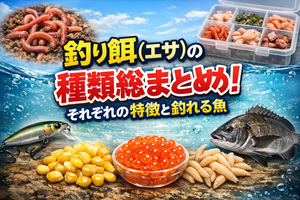 釣り餌(エサ)の種類総まとめ!それぞれの特徴と釣れる魚
