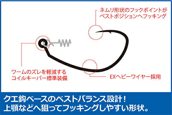 フック ロッキンロー NSブラック #3/0 本体3本入り