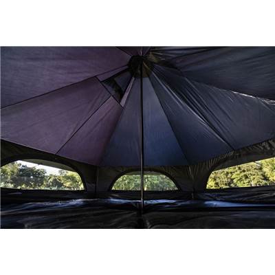 グロッケ8 テント 小川テント アウトドア キャンプ レジャー ファミリー 4人用 黒 ブラック