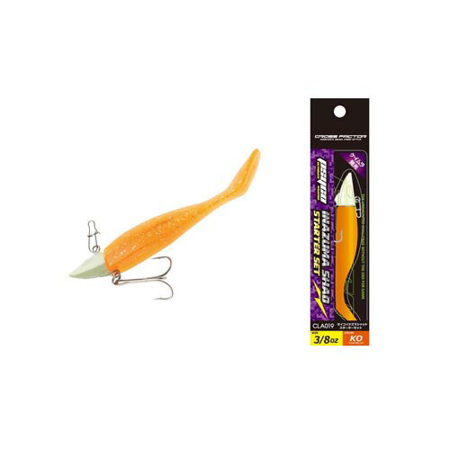 サイコイナズマシャッド スターターセット 3/8oz KO ケイムラオレンジ