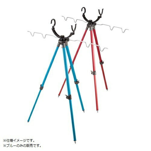 2ウェイ三脚 3段 1200mm ブルー