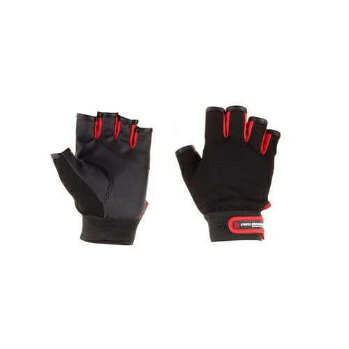 メッシュグローブ BKRD ブラックレッド フリー 5本指出