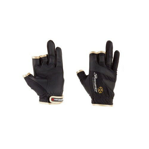 ストレッチグローブEX BKGD ブラックゴールド フリー 3本指出
