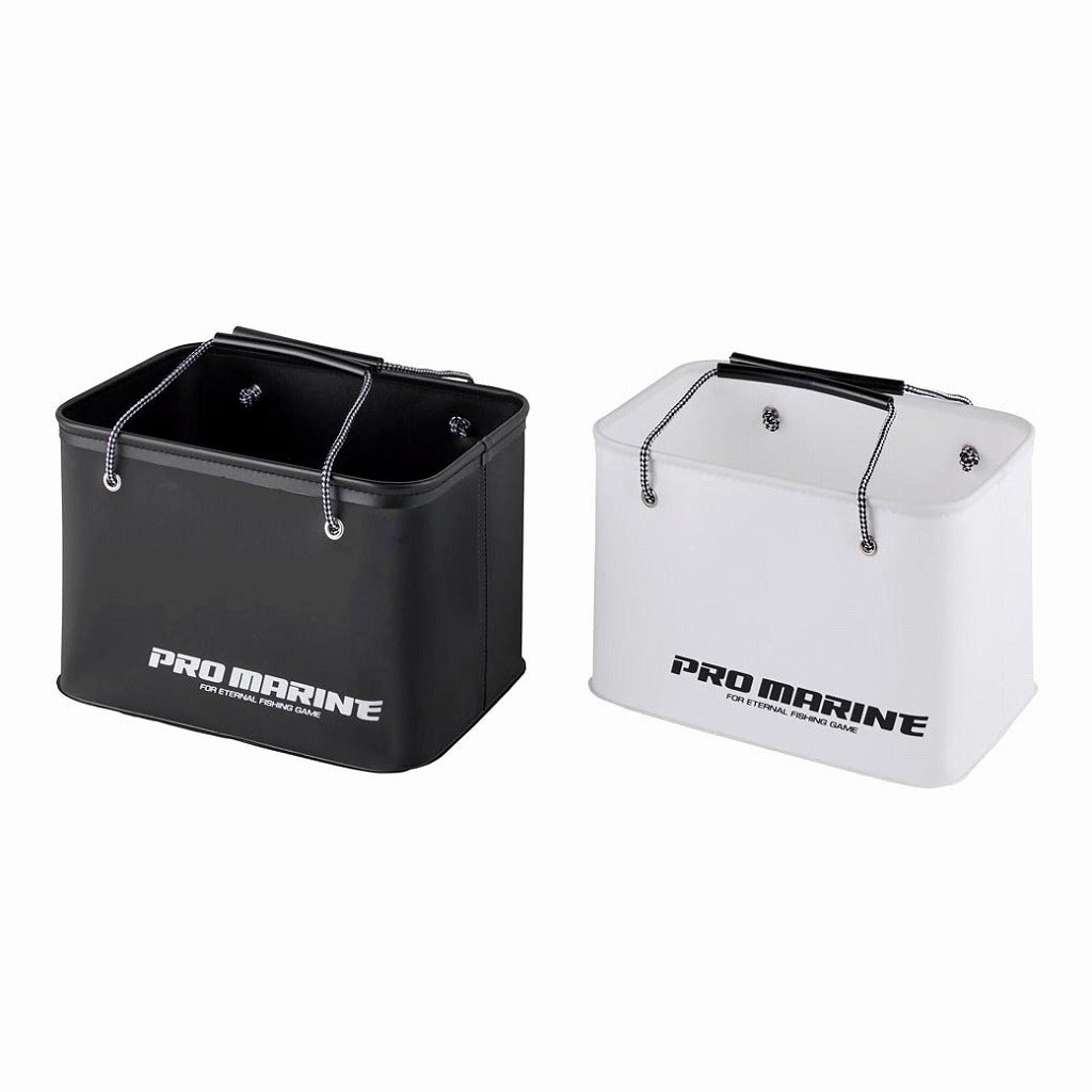 AEG110 EVA角手提げ 33cm ホワイト/ブラック 230×330×220mm