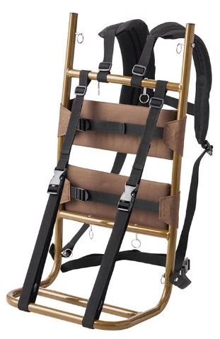 LEH412 アルミ背負子EX M ベージュ 230×320×640mm