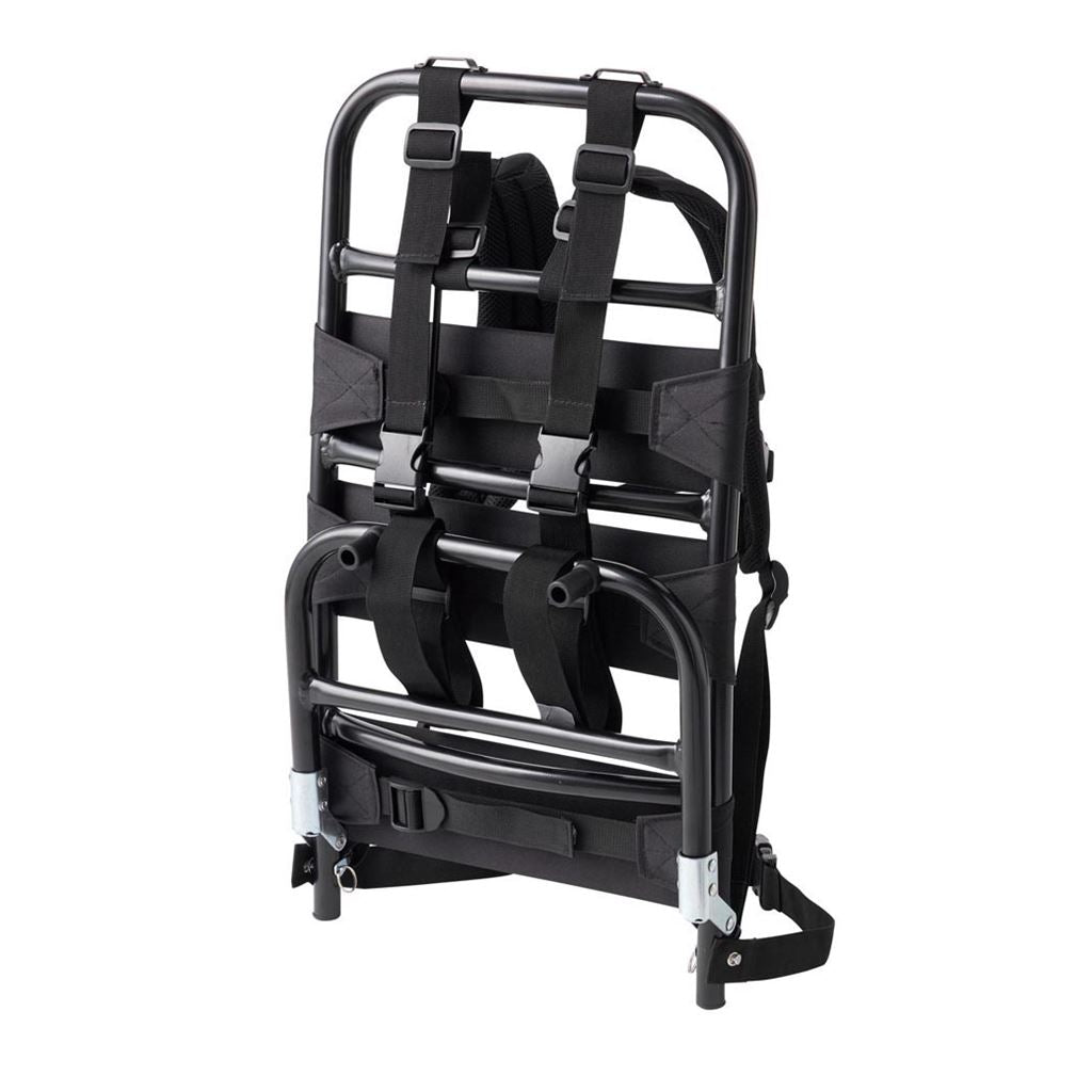 折りたたみアルミ背負子DX L ブラック 270×350×670mm