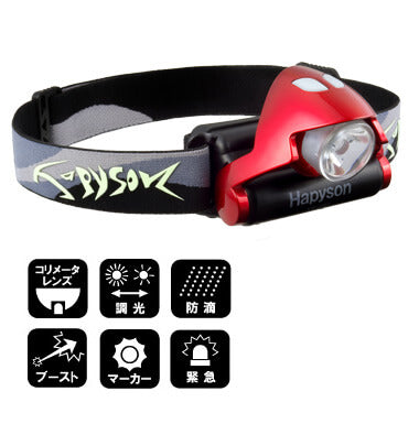 高輝度LEDヘッドランプ 90×55×65mm