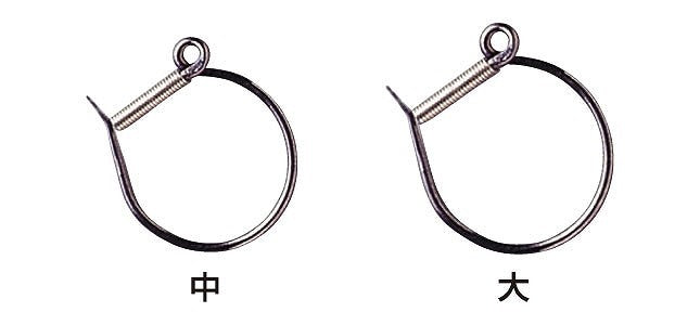 V-0 アオリ 背ハナカン ブラック 中 3個入