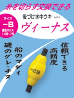 ナイナイ商品 後づけシリーズ ヴィーナス ブラック -3B 1.96g – フィッシングマン