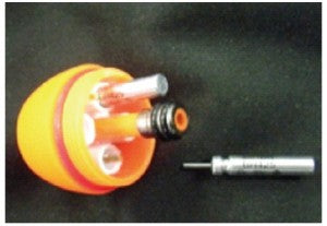 NFベーシック オレンジ 0.5 M 14.5g 28×46mm (中距離)