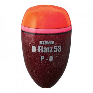 UZAWA D-FLATZ 53 オレンジ P-B 6.82g 20.2×33.2mm (近距離)