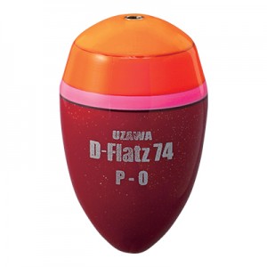 UZAWA D-FLATZ 74 ビターオレンジ P-J3 9.00g 22.1×36.3mm (中距離)