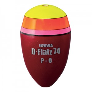UZAWA D-FLATZ 74 イエロー P-B 8.70g 22.1×36.3mm (中距離)