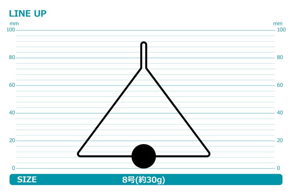 海上つり堀 タナ取り物語 白 ワンサイズ(8号約30g) 1個