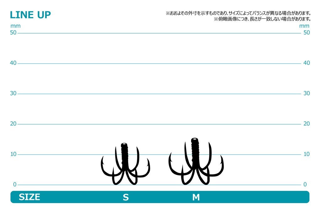 イカつ~る プラス 黒 孫鈎タイプ S 2本入り