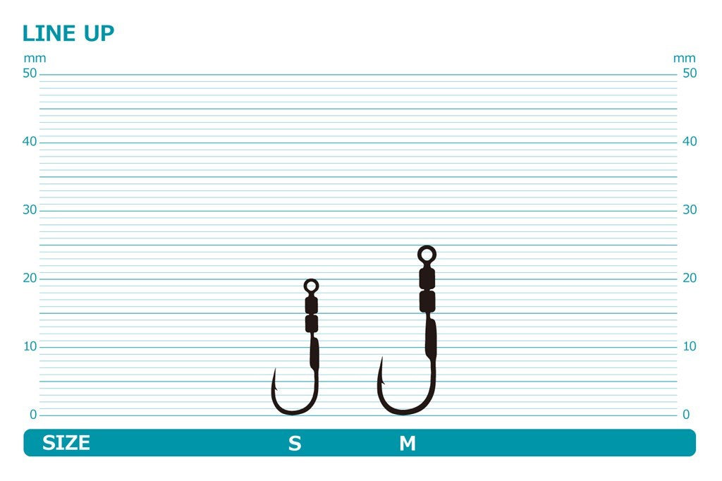 Wローリング尾バリ NSブラック S 4本入り