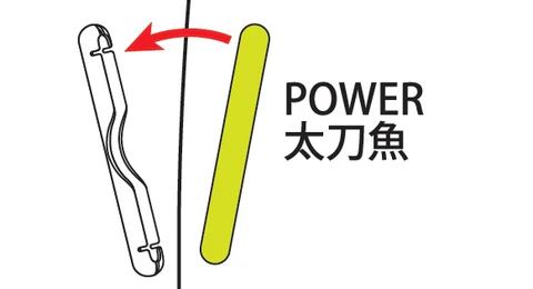 パワー太刀魚 ロング75 φ7.5×75mm レッド 2本入