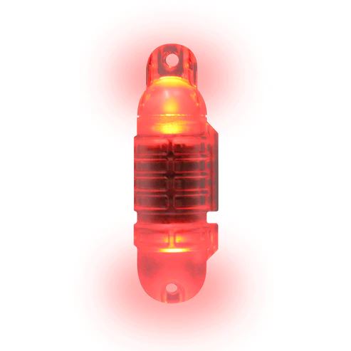 水中集魚ライト Bit(ビット) φ14×45mm レッド