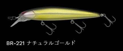 レイダウンミノー ミッド110 サスペンド/サイレント BR-221/ナチュラルゴールド 112mm 18.0g