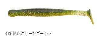 グラスミノー レギュラーマテリアル 413 艶色グリーンゴールド L 8個入