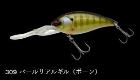 ショットオーバー5 フローティング/低音 309/パールリアルギル(ボーン) 75mm 24.8g