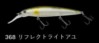 タダマキ132JP サスペンド/サイレント 368/リフレクトライトアユ 132mm 22.4g