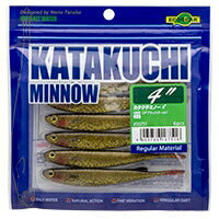 【アウトレット】カタクチミノー レギュラーマテリアル 483 CPボラホロ 4インチ 6個入