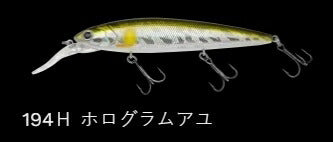 タダマキ112 サスペンド/サイレント 194H/ホログラムアユ 112mm 18.4g