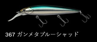タダマキ112 サスペンド/サイレント 367/ガンメタブルーシャッド 112mm 18.4g