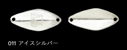 鱒玄人グラトニー 011/アイスシルバー 28mm 2.3g