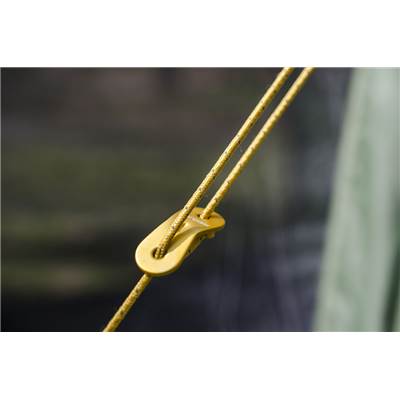 アルミ製 ピーナッツ型スライダー 10個セット ガイロープ用