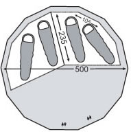 アルフェイム19.6専用 ジップインフロア