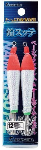 鉛スッテ RS レッドシルバー 50号 1本入り