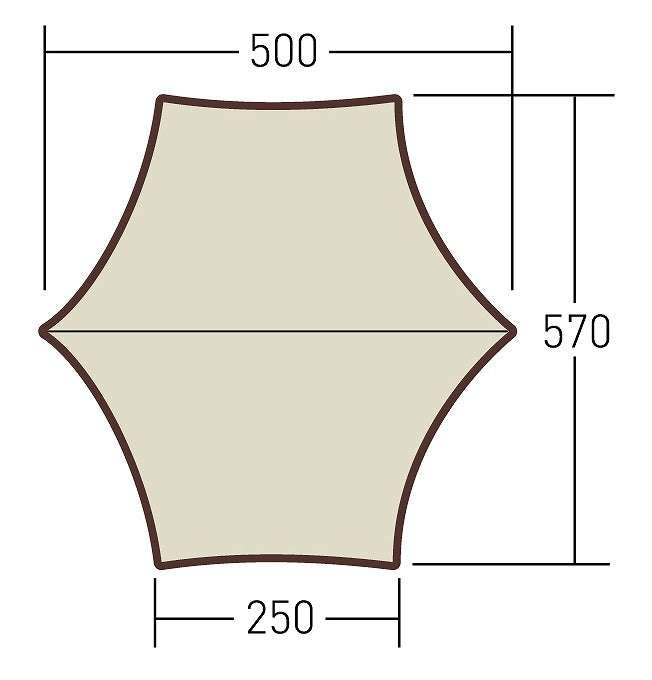 【アウトレット】フィールドタープヘキサDX タープ