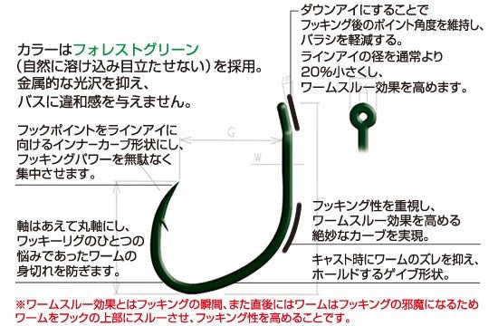11631 B-75 脇刺フック 8号