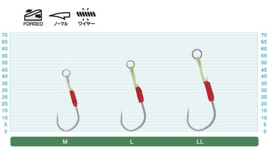 11695 WF-21 ワイヤーコアフック LL