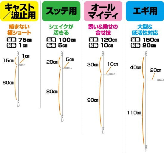 36260 SQ-60 イカメタルの基本 120cm