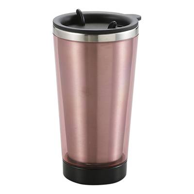 リーブルフタ付タンブラー クリアピンク 240ml