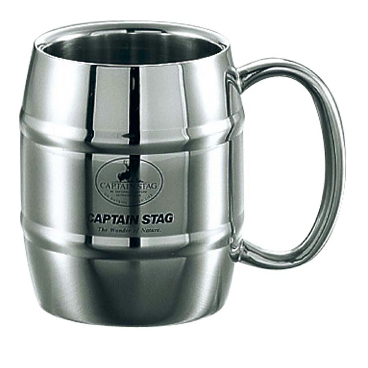 ビーフリー ダブルステン樽型マグカップ 240ml