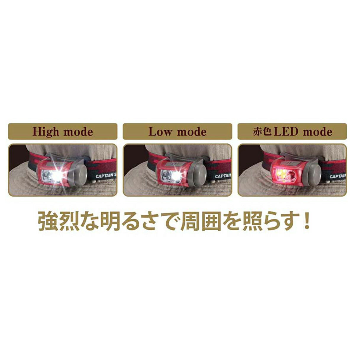 ギガフラッシュ LEDヘッドライト モザイク