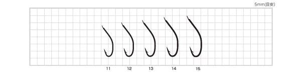 【アウトレット】夜光アナゴ 夜光グリーン 13号 11本入
