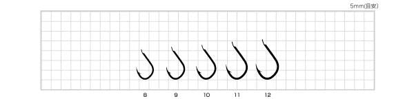 【アウトレット】カラー真鯛 夜光グリーン(GLOW GREEN) 12号 8本入