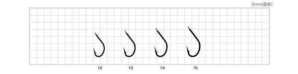 【アウトレット】丸セイゴ 徳用50本入 黒(ブラック) 14号