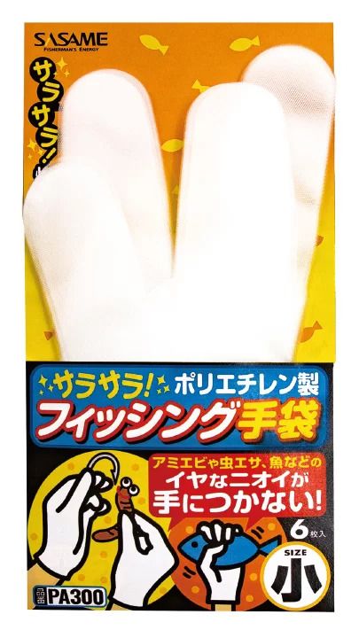 フィッシング手袋ポリエチレン 大 6枚入