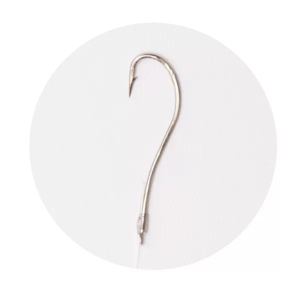 【アウトレット】キス鈎白 糸付 7号 ハリス1