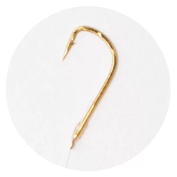 【アウトレット】アジ鈎金 糸付 4号 ハリス0.8