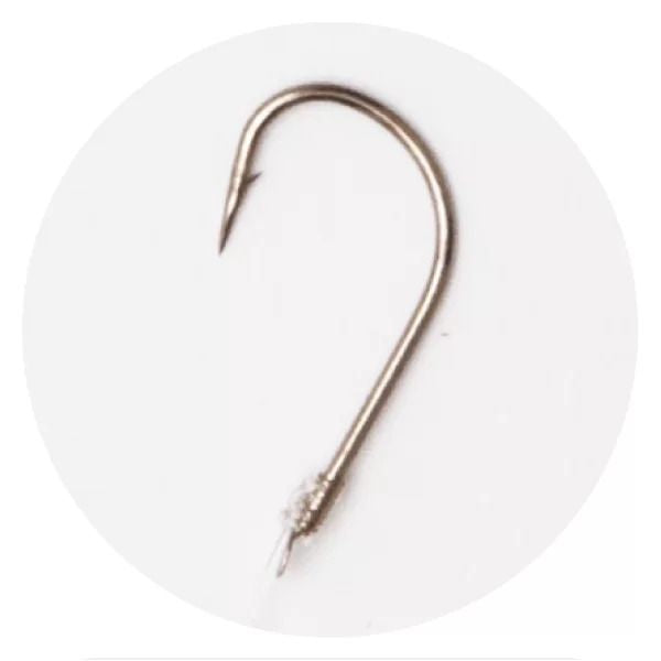 【アウトレット】フナ鈎 糸付 茶 7号 ハリス1.5