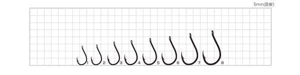 【アウトレット】カン付チヌ TCフッ素コート 6号 14本入