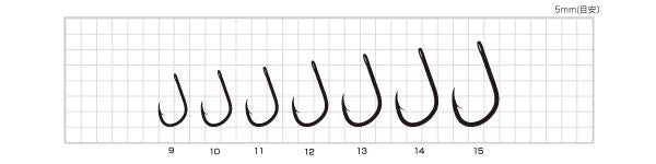 カン付真鯛 金(ゴールド) 9号 11本入